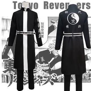 caliente tokyo revengers cosplay manga larga tops abrigo pantalones conjunto tokyo manji gang mikey draken keisuke anime uniforme disfraz