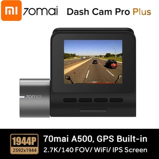 Control de coche Dvr Cam 1944p App Para Xiaomi 70mai Pro Plus A500 dash Cam Com Controle incorporado Gps Velocidade