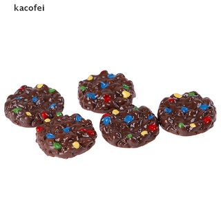 [kacofei] 5pcs chocolate frijol galletas polímero para niños modelado arcilla bricolaje accesorios (5)