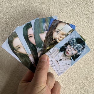 6 unids/Set Kpop Aespa álbum Savage postal tarjeta fotográfica Lomo tarjetas Fans (5)