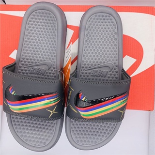 Nike zapatos de los hombres sandalia zapatillas/ Kasut slipar zapatos de playa chanclas moda Casual transpirable al aire libre zapatillas 2021verano Kasut Pantai zapatillas de interior