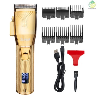Hair Cutting Kit Electric Clippers LCD Digital Display Home Hair Trimmer USB Rechargeable Hair Cutting Machine