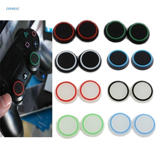cmessi 2pc Analog 360 Controller Thumb Stick Grip Thumbstick Cap Cover For PS4 XBOX ONE