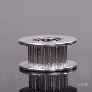 [wyl] impresora 3d piezas de 20t ancho de la correa 6 mm gt2 correa idler polea 5 mm agujero de aluminio (1)