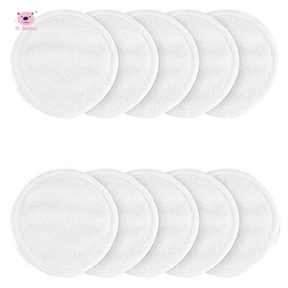 10pcs removedor de maquillaje almohadillas lavables limpieza de algodón reutilizable toallitas faciales microfibra natural bambú cuidado de la piel facial