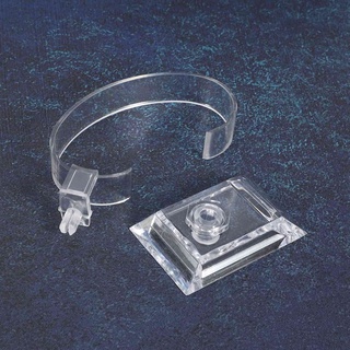 6 x brazalete de plástico para joyas, brazalete, pulsera, reloj, soporte de exhibición listo stock (7)
