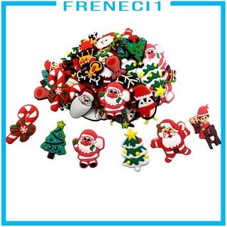 CHARMS [FRENECI1] Diy Flatback navidad artesanía al azar PVC Santa limo encantos botón árbol decoración (6)