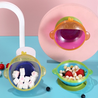 Children's Suction Cup Bowl Baby Food Supplement Bowl Cartoon Cute Tableware (2)