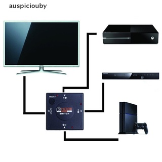 (auspiciouby) Selector Divisor HDMI De 3 O 5 Puertos/Interruptor Switch Hub + Remote 1080p Para HDTV PC A La Venta (5)