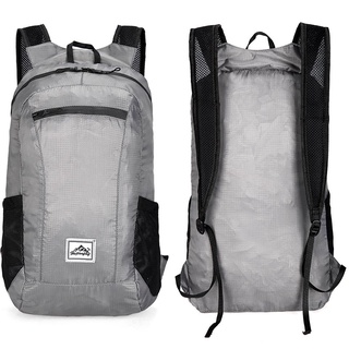 mochila de hombro plegable para exteriores, ultra ligera, impermeable, 20 l, bolsa de viaje