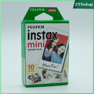 papel fotográfico instant white edge 10 hojas de película para fuji instax mini 7s 8 25