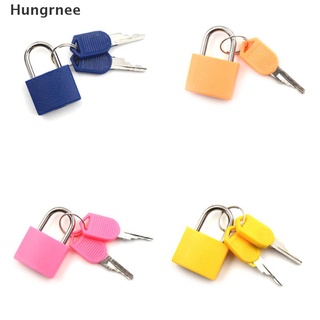 Hungrnee Mini candado De acero fuerte Para viaje/equipaje con 2 llaves Br