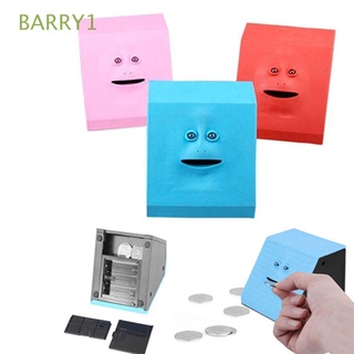 Barry1 para niños cara banco comer moneda dinero caja de monedas caja de monedas lindo creativo ahorros dinero decoración del hogar Sensor automático huchas/Multicolor