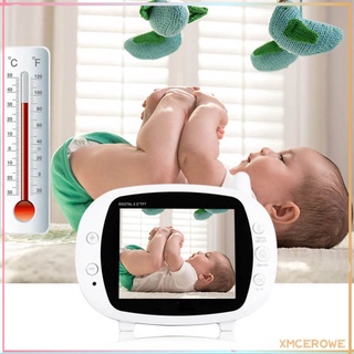 Monitor De Bebé De 3.5 « 2.4GHz LCD Inalmbrico Audio Talk NightVision Video Digital Ue