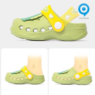 Lasvegas 1 par de sandalias de bebé de dibujos animados de animales decoración antideslizante transpirable niños niñas zapatillas zapatos para playa (9)