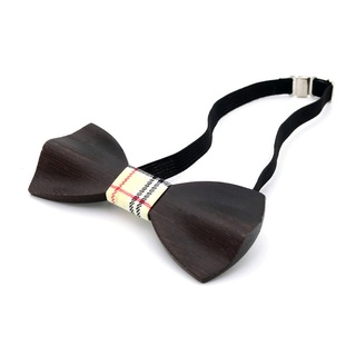 corbata de mariposa de madera 3d unisex (4)