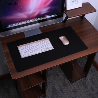 Gran oficina de ordenador de escritorio estera moderna mesa teclado ratón alfombrilla de fieltro de lana portátil {bigsale} (5)