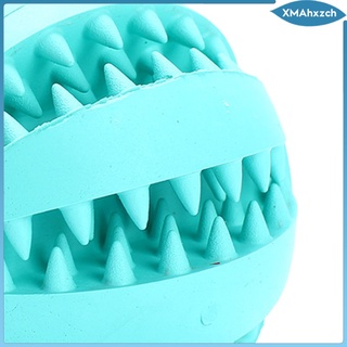 7 cm bola de goma masticar tratar limpieza mascota perro entrenamiento dientes juguete rojo