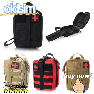 OLDISM Nylon Rescue Package Rip-Away EMT Wild Survival Emergency Bag Lifesaving bag Medical Molle Pouch Outdoor Sports Medical EDC Bag Emergency Kit