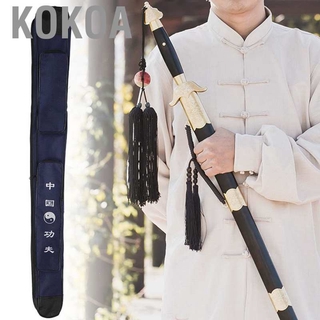 kokoa - bolsa de espada para artes marciales chinas, taichi kung fu paulin, bolsillo para hombro