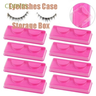 CODYES Beautiful Lashes Storage Box Cute Lashes Container Eyelashes Case Empty Pink for Fake Lashes Unique Plastic Eyelashes Tray Eyelashes Protectors
