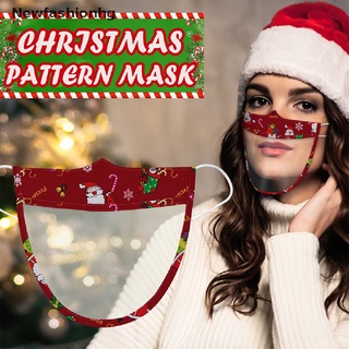 (Newfashionhg) Transparent Mouth Masks For Adult Mask With Clear Window Cosplay Christmas Masks On Sale (5)