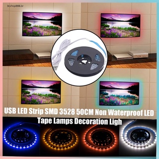 Flexible LED lámparas de cinta USB LED tira de luces SMD3528 300CM casa vacaciones decoración luces gran fondo de iluminación