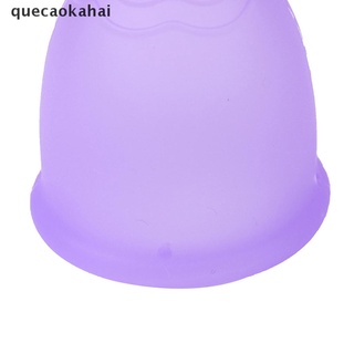 Quecaokahai Menstrual Cup Medical Grade Soft Silicone Feminine Period Hygiene Reusable Cups CL