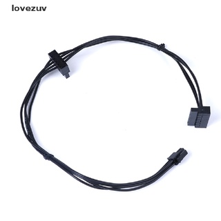 Lovezuv 45CM Mini 4 Pin to 2 Sata SSD power supply cable for lenovo M410 M610 M415 B415 CL (2)