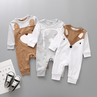 Mameluco de bebé recién nacido para niños niñas peleles de algodón de manga larga Animal ropa de bebé bebé pijamas ropa interior