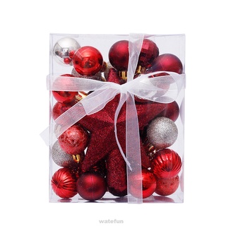 30 unids/caja sala de estar Festival DIY decoración del hogar decoraciones estrella bola árbol de navidad decoración (1)