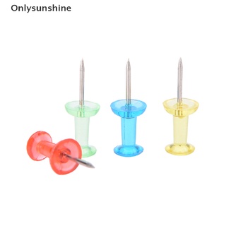 <Onlysunshine> 100x multicolor translúcido surtido Push Pin dibujo tablero de corcho decoración de oficina