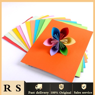 [ninkan] 100 piezas de mezcla de color multifunción a4 artesanías artes papel oficina suministros escolares