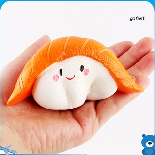 go-novelty simulación salmón sushi slowing rebote juguete descompresión muñeca niños regalo