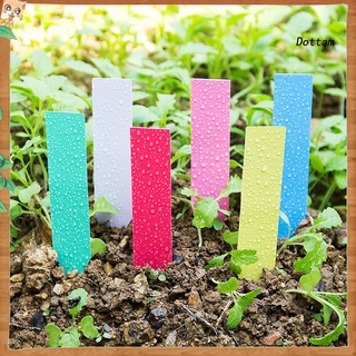 [DOT] 100 etiquetas de estaca para macetas impermeables de PVC multiusos para jardinería