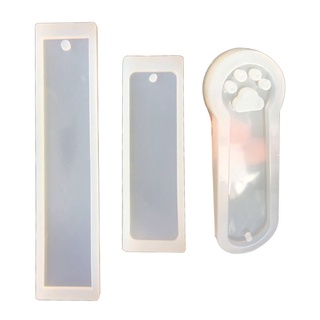 M* 3 pzs molde rectangular de resina epoxi de cristal para garra de gato/molde de silicona hecho a mano/herramienta para hacer joyas