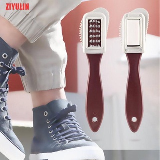 ziyulin cepillo de zapatos para limpiar botas de gamuza nubuck zapatos limpiador goma borrador cepillos (1)