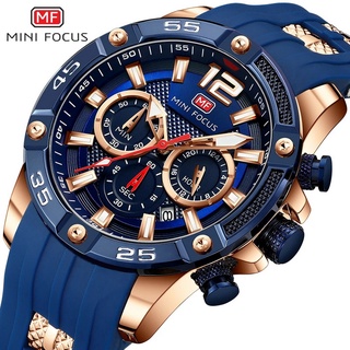 cl mini focus mf0349g casual reloj deportivo hombres impermeable multifunción luminoso reloj de cuarzo