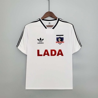 Retro 1991 Colo Colo Local Camiseta De Fútbol-Blanco