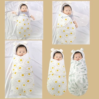th cochecito recién nacido envoltura saco de dormir cálido suave envolver saco de dormir de algodón puro con capucha manta
