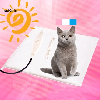Ssk_ almohadilla de calefacción para mascotas resistente a las mordeduras impermeable manta calentador eléctrico perro gato (6)