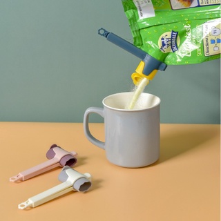 Multifuncional Snack Clip de sellado Clip a prueba de humedad sellador de alimentos de almacenamiento de alimentos boquilla de sellado de leche en polvo Clip