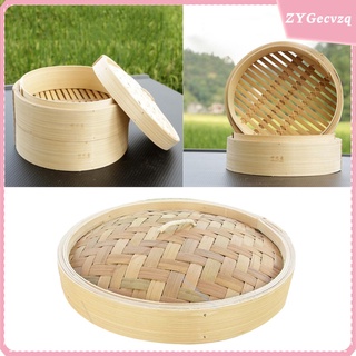 cesta de vapor de bambú chino de cocina arroz carne vaporizador tapa utensilios de cocina