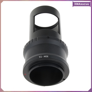 T-ring Lens Adapter Aluminum for Sony NEX + 42mm Photography Sleeve Tube (6)