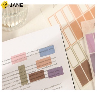 Jane colorido punto etiqueta engomada serie de colores Scrapbooking pegatinas decorativas copos papelería nota papel DIY Natural pegatina