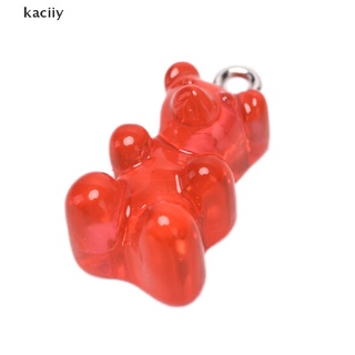 kaciiy 10 unids/set gummy bear candy charms collar colgantes diy pendientes joyería regalos cl (3)