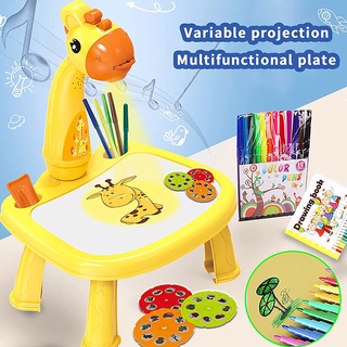 IN STOCK Drawing Projector Table for Kids,Trace and Draw Projector Toy,Art Painting Drawing Table Led Learning Projector Toddler Child Drawing Playset Educational Toys for Kids Boys Girls Age 3+ RTS