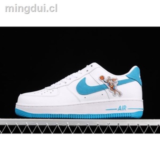 ﹊2021 Latest DJ7998-100 Space Jam x Nike Air Force 1 07 Low Hare Sports Sneaker Shoes