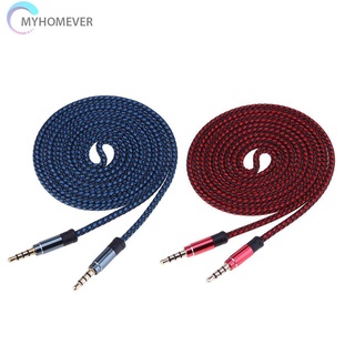 Myhome M mm macho a mm macho tejido Cable de Audio coche AUX Cable auxiliar