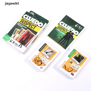 jageekt 1pc deal/sospechoso juego de cartas juego de cartas juguetes rompecabezas de la familia juego de mesa cl